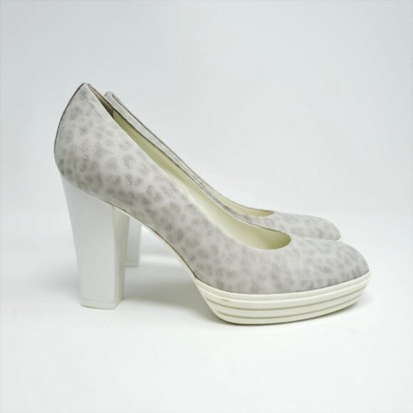 HOGAN Leopard Print Pumps EU 36.5 US 6.5 - Picture 1 of 10